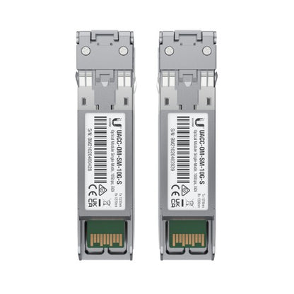 Ubiquiti UACC-OM-SM-10G-S-2 network transceiver module Fiber optic 10000 Mbit/s