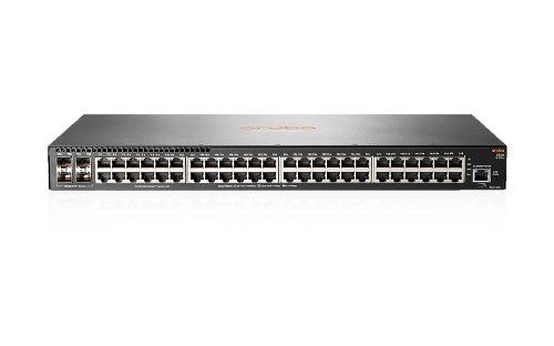 HPE Aruba Networking Aruba 2540 48G 4SFP+ Managed L2 Gigabit Ethernet (10/100/1000) 1U Gray