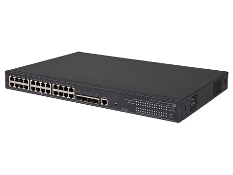 HPE FlexNetwork 5130 24G PoE+ 4SFP+ (370W) EI Managed L3 Gigabit Ethernet (10/100/1000) Power over Ethernet (PoE) 1U Black