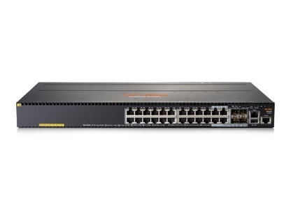 HPE Aruba Networking Aruba 2930M 24G PoE+ 1-slot Managed L3 Gigabit Ethernet (10/100/1000) Power over Ethernet (PoE) 1U Gray