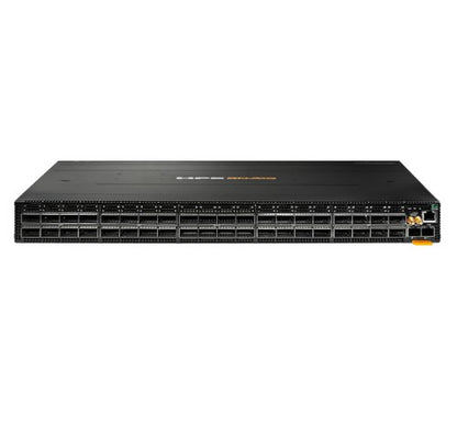 HPE Aruba Networking CX 9300S 32p QSFP28 100G 8p QSFP‑DD 400G Front‑to‑Back 6xFan 2xAC TAA Bundle Managed L3 1U