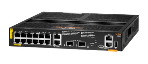 HPE Aruba Networking 6200F 12G Class4 PoE 2G/2SFP+ 139W TAA Managed L3 Gigabit Ethernet (10/100/1000) Power over Ethernet (PoE) 1U