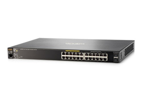 HPE Aruba 2530 24 PoE+ Managed L2 Fast Ethernet (10/100) Power over Ethernet (PoE) 1U