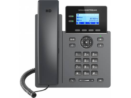 Grandstream GRP2602P – 2-Line IP Phone with PoE (New) GRANDSTREAM