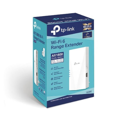TP-Link RE600X network extender Network transmitter & receiver White 10, 100, 1000 Mbit/s