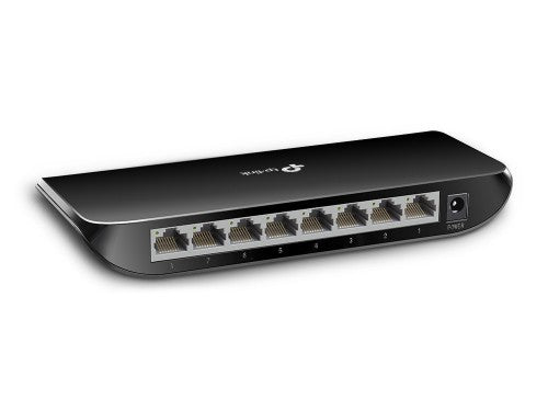 TP-Link TL-SG1008D Unmanaged Gigabit Ethernet (10/100/1000) Black