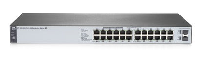 HPE OfficeConnect 1820 24G PoE+ (185W) Managed L2 Gigabit Ethernet (10/100/1000) Power over Ethernet (PoE) 1U Gray