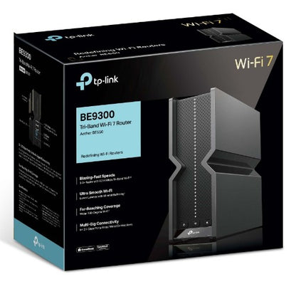 TP-Link Archer BE9300 wireless router 2.5 Gigabit Ethernet Tri-band (2.4 GHz / 5 GHz / 6 GHz) Black
