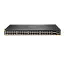 HPE Aruba Networking Aruba 6300F 48-port 1GbE Class 4 PoE & 4-port SFP56 Managed L3 Gigabit Ethernet (10/100/1000) Power over Ethernet (PoE) 1U Gray