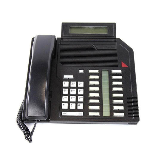 Nortel M2616D – Digital Display Phone, Black (NT2K16 / NT9K16) (Refurbished)