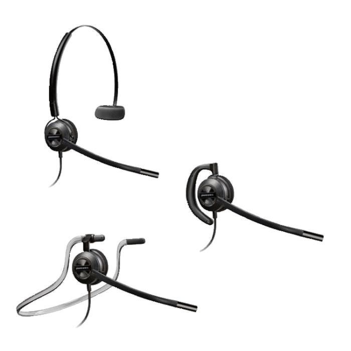 Plantronics EncorePro HW540 – Convertible Wired Headset (88828-01) (New) PLANTRONICS