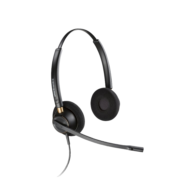 Plantronics HW520 EncorePro Binaural Headset (89434-01) (New) PLANTRONICS