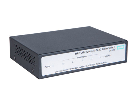 HPE JH327AR network switch Unmanaged L2 Gigabit Ethernet (10/100/1000) 1U Gray