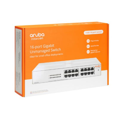HPE Aruba Instant On 1430 16G Unmanaged L2 Gigabit Ethernet (10/100/1000)