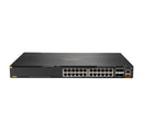 HPE Aruba 6300M 24-port 1GbE Class 4 PoE & 4-port SFP56 Managed L3 Gigabit Ethernet (10/100/1000) Power over Ethernet (PoE) 1U