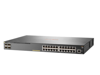 HPE Aruba Networking Aruba 2930F 24G PoE+ 4SFP+ Managed L3 Gigabit Ethernet (10/100/1000) Power over Ethernet (PoE) 1U Gray
