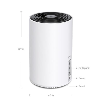 TP-Link Deco XE75 Tri-band (2.4 GHz / 5 GHz / 6 GHz) Wi-Fi 6E (802.11ax) White 3 Internal