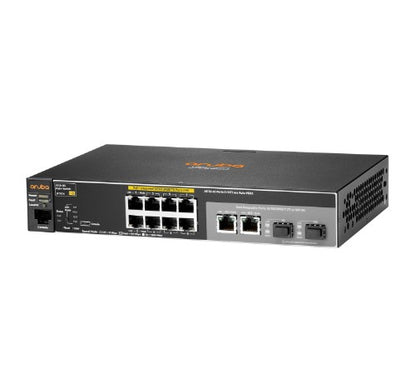 HPE Aruba Networking Aruba 2530 8 PoE+ Managed L2 Fast Ethernet (10/100) Power over Ethernet (PoE) 1U Gray