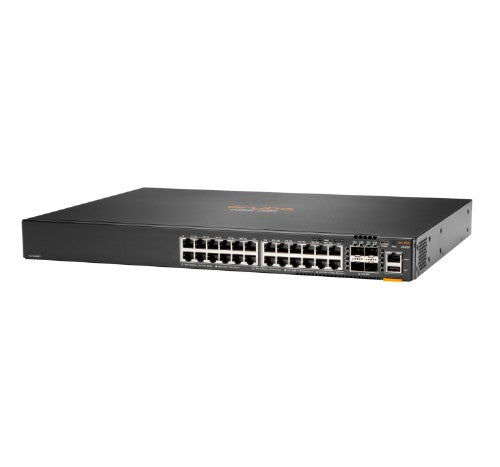 HPE Aruba Networking Aruba 6200F 24G Class4 PoE 4SFP+ 370W Managed L3 Gigabit Ethernet (10/100/1000) Power over Ethernet (PoE) 1U