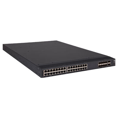 HPE Aruba Networking FlexFabric 5700-32XGT-8XG-2QSFP+ Managed L3 10G Ethernet (100/1000/10000) 1U Black