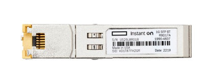 HPE Networking Instant On 1G SFP RJ45 100m Cat5e Transceiver