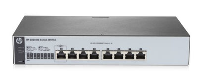 HPE 1820-8G Managed L2 Gigabit Ethernet (10/100/1000) 1U Gray
