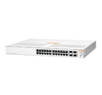 HPE Aruba Instant On 1930 24G Class4 PoE 4SFP/SFP+ 195W Managed L2+ Gigabit Ethernet (10/100/1000) Power over Ethernet (PoE) 1U