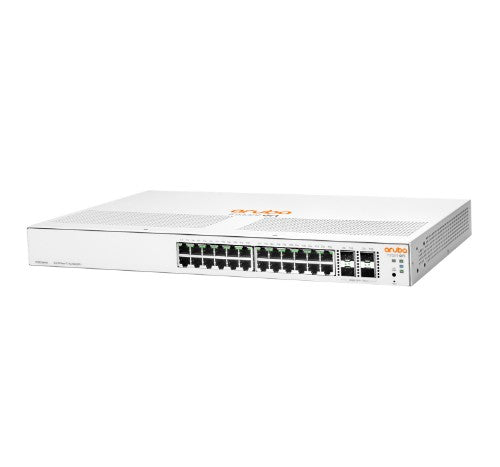 HPE Aruba Instant On 1930 24G Class4 PoE 4SFP/SFP+ 195W Managed L2+ Gigabit Ethernet (10/100/1000) Power over Ethernet (PoE) 1U