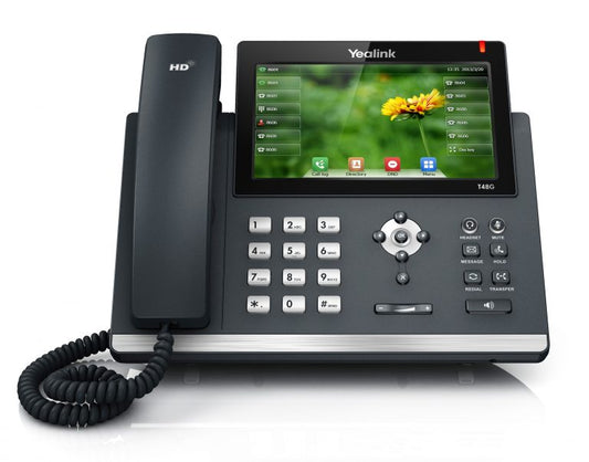 Yealink SIP-T48G – Ultra-Elegant Gigabit IP Phone (Refurbished) YEALINK