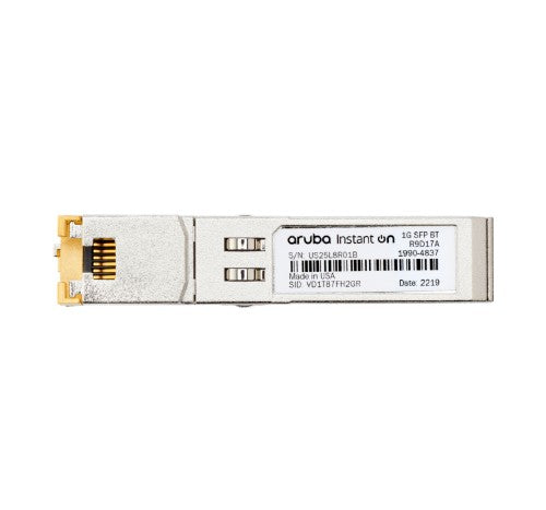 HPE Aruba Instant On 1G SFP RJ45 T 100m Cat5e network transceiver module Copper 1000 Mbit/s