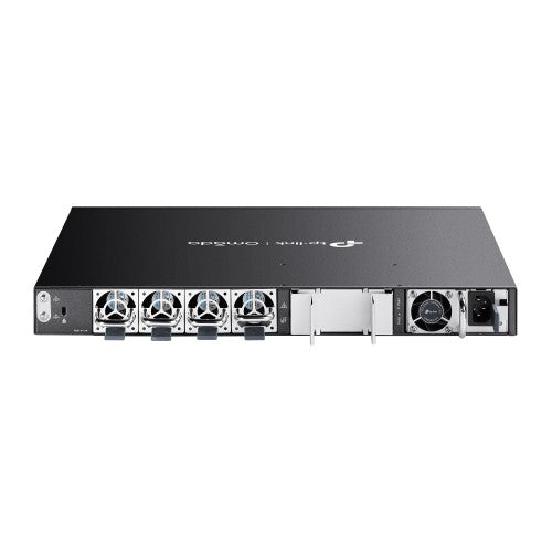 TP-Link Omada SG6428XHP network switch Managed L3 Gigabit Ethernet (10/100/1000) Power over Ethernet (PoE) 1U Black